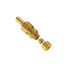 High Precision Brass CNC Turned Parts ANSI Machining Annealing T6 Ra3.2